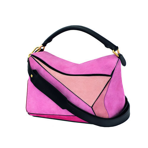 ロエベの新アイコンバッグ「パズル  バッグ」に新色 - 華やかなピンク・ターコイズなど | 写真