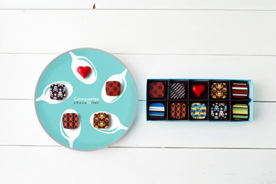 コンパーテス ショコラティエが限定トリュフセット販売 - 4周年記念イベントの開催も