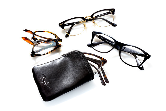 レイバンから折りたたみ式の眼鏡フレームが発売 クラブマスター ニューウェイファーラー ファッションプレス