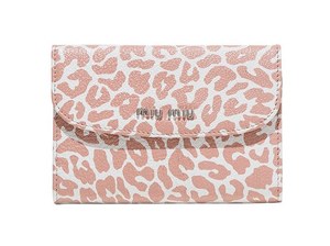 miumiu レオパード柄キーケース