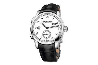 ヒゲゼンマイ｜ユリス ナルダン新作時計「デュアルタイム マニュファクチュール」日本限定モデルを20本発売