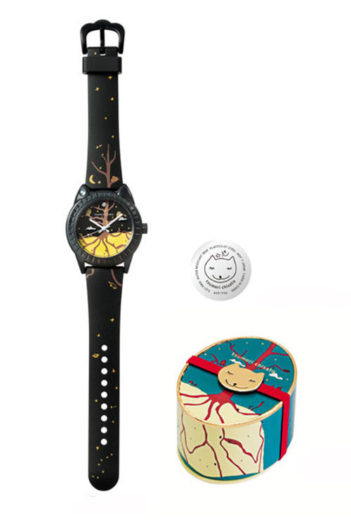 ツモリチサトから ねこ形ウオッチ 限定発売 ふくろうモチーフの腕時計も ファッションプレス