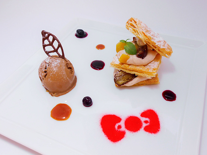 東京・お台場のハローキティカフェから、マロンを使用した限定スイーツ発売｜写真2