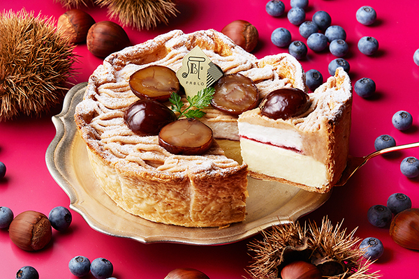 パブロ「秋色モンブランチーズタルト」