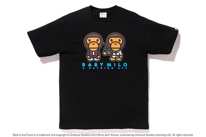 新品 BAPE バックトゥザフューチャー【特典有】コラボ 限定 TEE Tシャツ