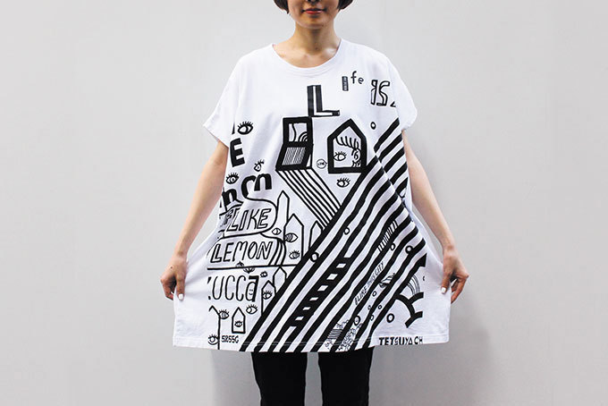 ZUCCa×れもんらいふ、千原徹也が描くアートをTシャツやリュック、コートに | 写真