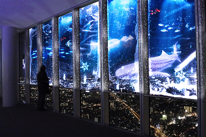 日本一高いビル「あべのハルカス」で感動の夜景体験を再び - 夜景×3Dプロジェクションマッピング | 写真