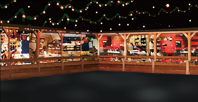 表参道ヒルズでクリスマスマーケットが開催 - お菓子が廻るメリーゴーランドやフード、グッズなど | 写真