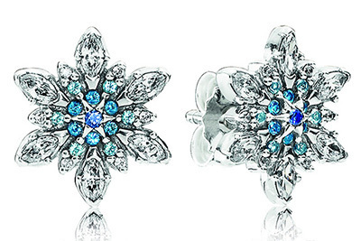 パンドラ2015年冬の新作コレクション - 青く輝く“雪の結晶”をジュエリーに