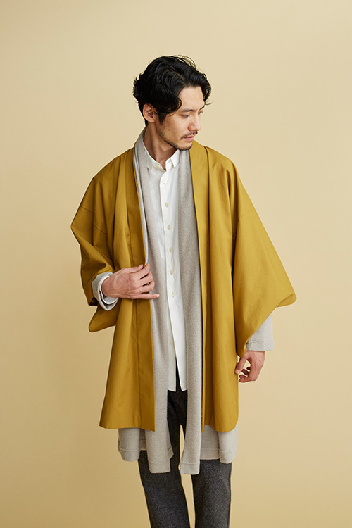 美品 トローヴ 羽織り 和ジャケット 和ローブ ノーカラー 袴