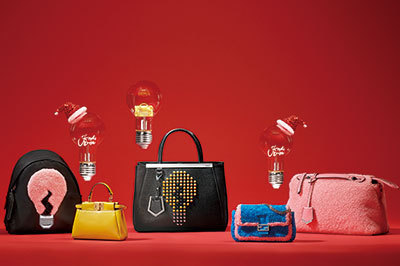 フェンディ“電球”モチーフのバッグやシューズを発売 - 伊勢丹新宿で限定アイテムも展開