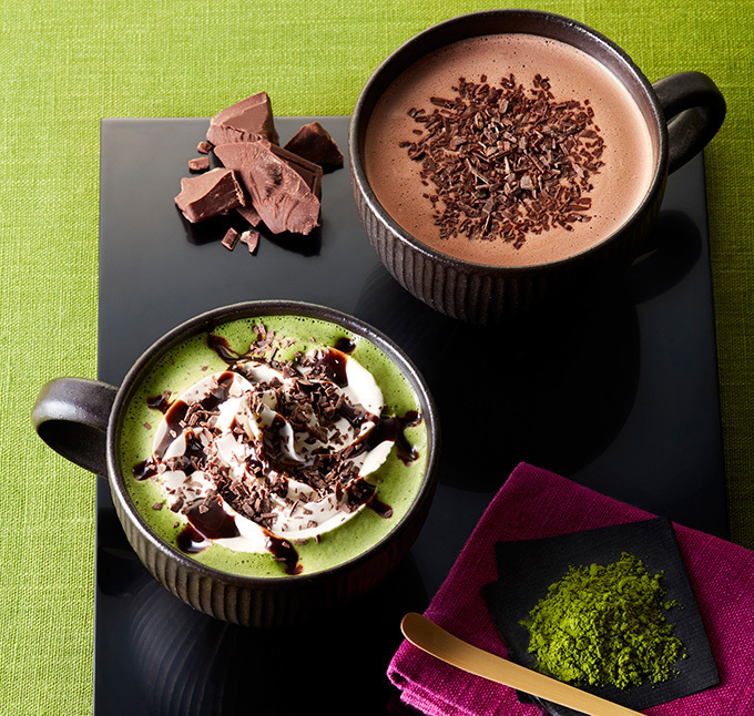タリーズコーヒーから、チョコレートがとけ合う 「チョコレート＆抹茶モカ」「チョコリスタ」 発売 | 写真
