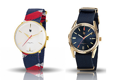 コミューン ドゥ パリ×リップのコラボ時計 - トリコロールカラーのデザインなど