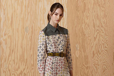 ボッテガ・ヴェネタ 2016年プレフォールコレクション - 大胆な色使いと直線的な柄のコントラスト