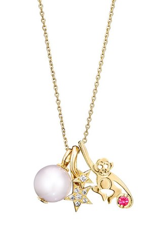 スタージュエリーの新年限定ボックス - パール＆ダイヤのネックレスやピアス、サルの付け替えチャームも｜写真3