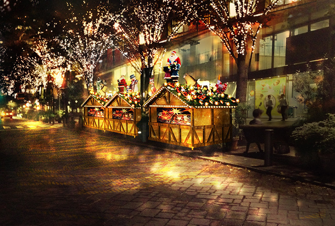 東京駅クリスマス限定イルミ 東京ミチテラス15 丸の内駅舎 日本の伝統色でライトアップ ファッションプレス