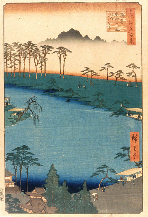 中村屋サロン美術館で新宿風景展を開催 - 堀潔の水彩画や歌川広重の浮世絵で辿る江戸から昭和まで | 写真