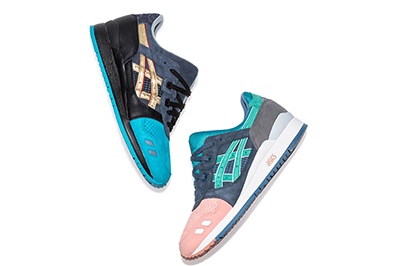 アシックスタイガーから左右で異なるデザインの新作 - NYスニーカーショップ「キス」とコラボ