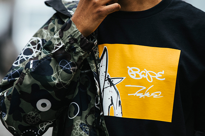 ア ベイシング エイプとフューチュラがコラボ、カモフラージュ柄×グラフィックのフーディやTシャツ｜写真56