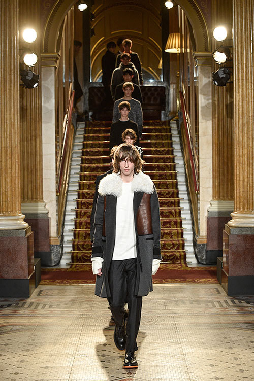 プリングル オブ スコットランド 2016-17年秋冬 ｜male ファーコート