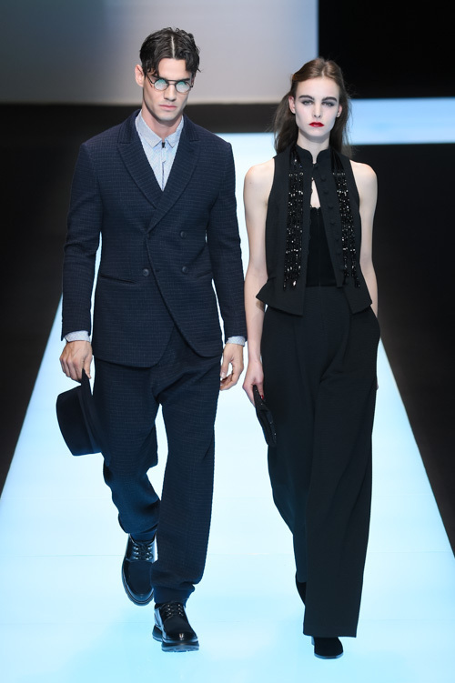 ジョルジオ アルマーニ(Giorgio Armani) 2016-17年秋冬 ウィメンズ&メンズコレクション  - 写真90