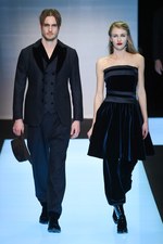 ジョルジオ アルマーニ 2016-17年秋冬メンズコレクション - 様々な紺で作るエフォートレス｜写真92