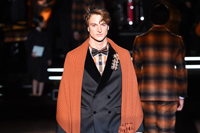 ダックス 2016年秋冬メンズコレクション - 深夜に現れる英国紳士が、美しいニットウェアで遊んで