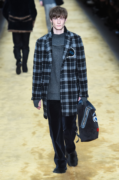 フェンディ(FENDI) 2016-17年秋冬 メンズコレクション シルエット - 写真13