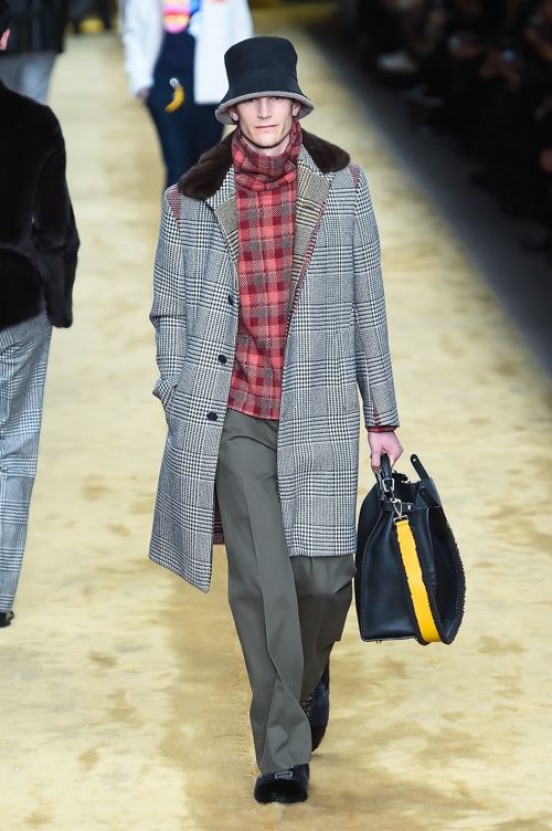 フェンディ(FENDI) 2016-17年秋冬 メンズコレクション シルエット - 写真20