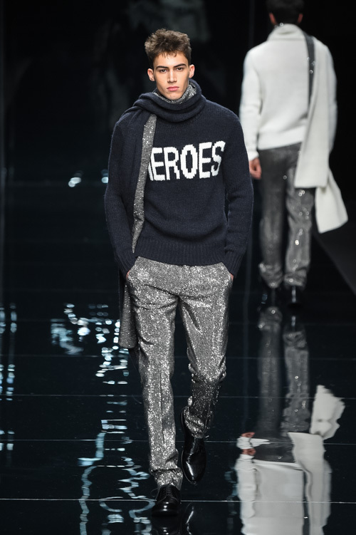 エルマンノ シェルヴィーノ(ERMANNO SCERVINO) 2016-17年秋冬 メンズコレクション シルエット - 写真55