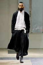 現代によみがえった幕末のサムライ達　ヨウジヤマモト(Yohji Yamamoto) 2012年春夏メンズコレクション｜写真7