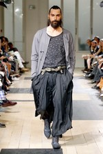 現代によみがえった幕末のサムライ達　ヨウジヤマモト(Yohji Yamamoto) 2012年春夏メンズコレクション｜写真36