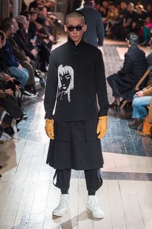 ヨウジヤマモト16aw 宮沢りえ ギャバシャツ