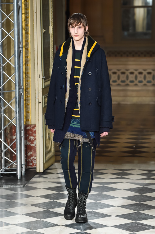 サカイ(sacai) 2016-17年秋冬 メンズコレクション シルエット - 写真24