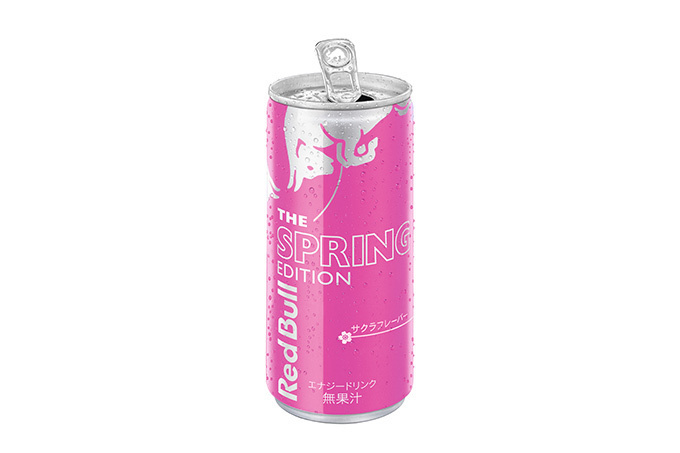 レッドブル 桜の限定フレーバー スプリングエディション 春にはばたくピンク缶 ファッションプレス