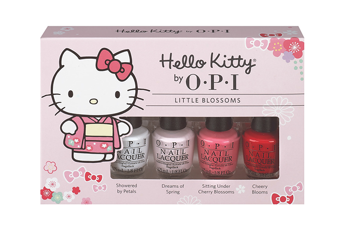 OPI×ハローキティ、コラボ限定ネイル - 桜をイメージしたピンク・ホワイト・レッド｜写真2