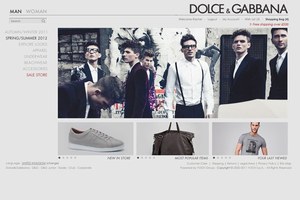 ドルチェ＆ガッバーナ(DOLCE&GABBANA)がECサイトをオープン｜写真1