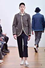 コム デ ギャルソン・シャツ 2016-17年秋冬コレクション - 自由な発想で色柄をパッチワーク｜写真2