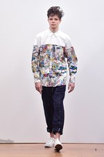 コム デ ギャルソン・シャツ 2016-17年秋冬コレクション - 自由な発想で色柄をパッチワーク｜写真9