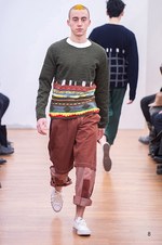 コム デ ギャルソン・シャツ 2016-17年秋冬コレクション - 自由な発想で色柄をパッチワーク｜写真16