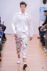 コム デ ギャルソン・シャツ 2016-17年秋冬コレクション - 自由な発想で色柄をパッチワーク｜写真29