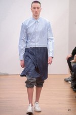 コム デ ギャルソン・シャツ 2016-17年秋冬コレクション - 自由な発想で色柄をパッチワーク｜写真32