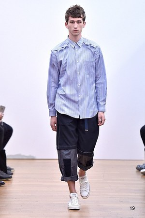 コムデギャルソン シャツ 16AW ハイブリッドパンツ