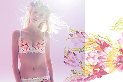 ブラジャー｜ワコール「レシアージュ」押し花アーティスト多田明日香とのコラボランジェリー - 本物の花を纏う感覚