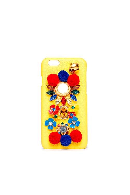 ドルチェ＆ガッバーナのヘッドフォン＆iPhoneケース - 花々の輝かしいビジュー装飾｜写真6