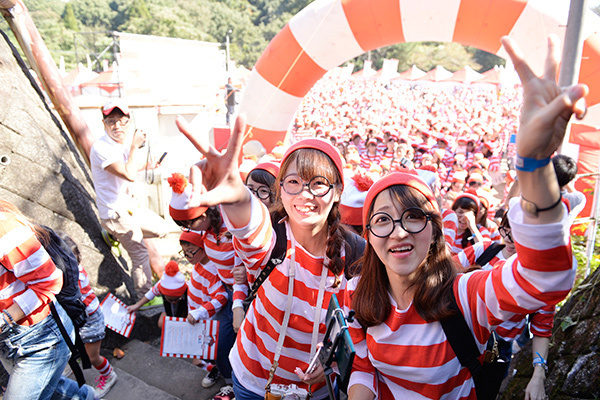 ファンランイベント｜「ウォーリーラン」東京・としまえん＆新潟・サントピアワールドで - 約3,000人のウォーリーが集結