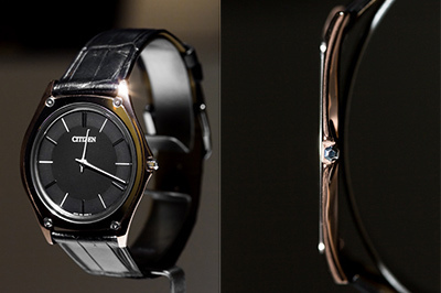 シチズンから世界最薄光発電時計「エコ・ドライブ ワン」、極限の薄さ“1,00mm”に85パーツ