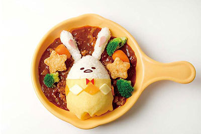 ぐでたま｜ぐでたまかふぇに期間限定イースターメニュー登場 - ぐでたまが浸かるビーフストロガノフがメイン