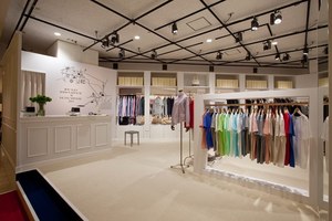 メゾンキツネ スウェット フォックスヘッド パッチ グレー