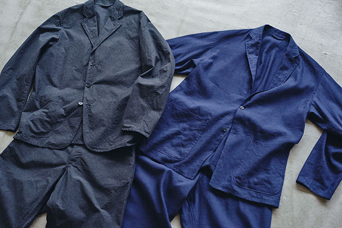 コモリの別注ジャケット・パンツなどが原宿・グラフペーパーに -涼しげでミニマルなデザインで コピー